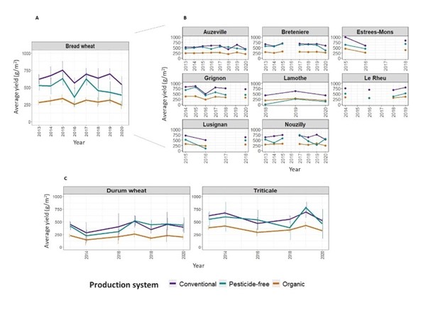 Pesticide-free agriculture is profitable and boosts yields, a new French study shows