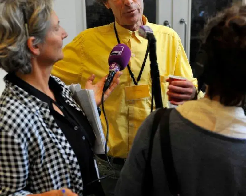 Arnaud Apoteker at the Monsanto Tribunal, The Hague