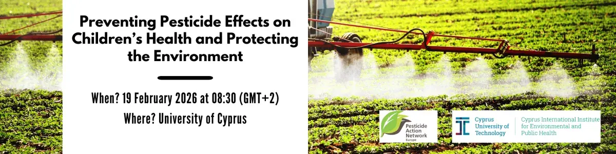 Preventing Pesticide Effects on Children’s Health and Protecting the Environment